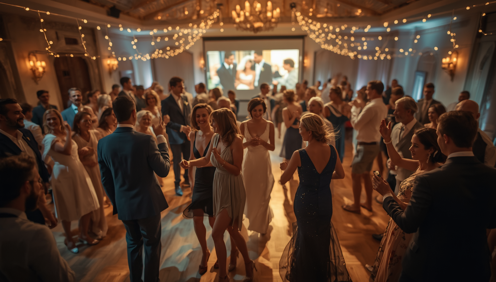 elegant wedding seating chart viewed from above
